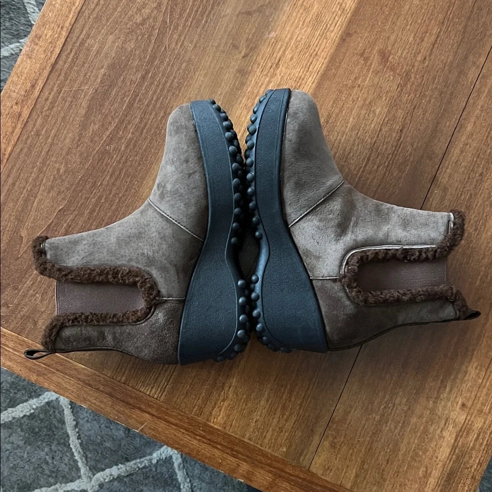 NEW Women’s ROCKET DOG Frosted Brown Platform Boots - Picture 4 of 7